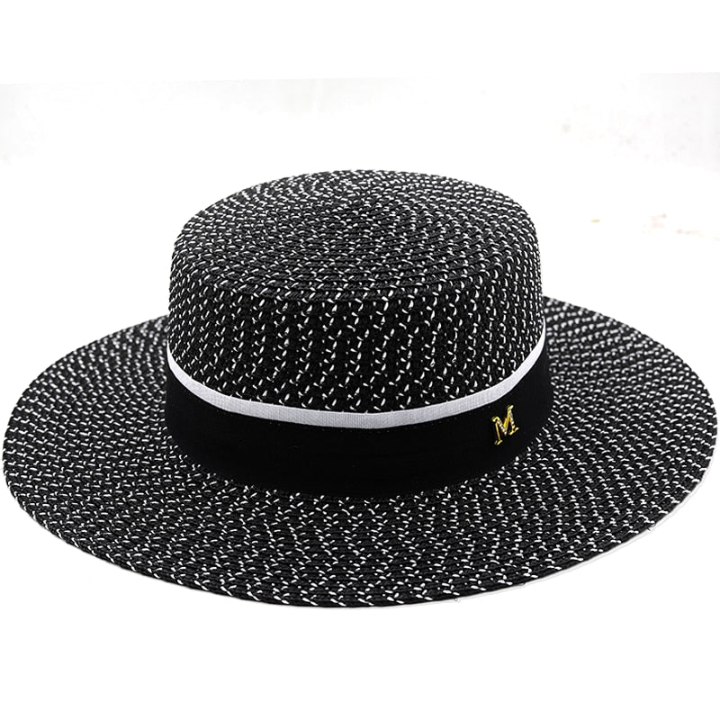ROVILA Straw Boater Hat