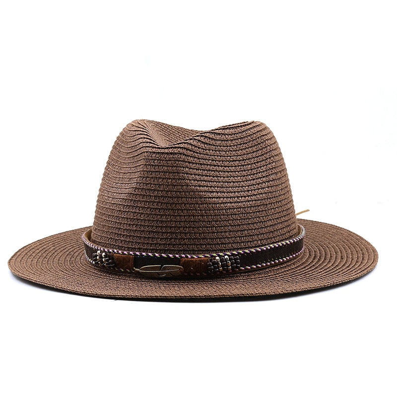 VANYA Fedora Hat in Brown