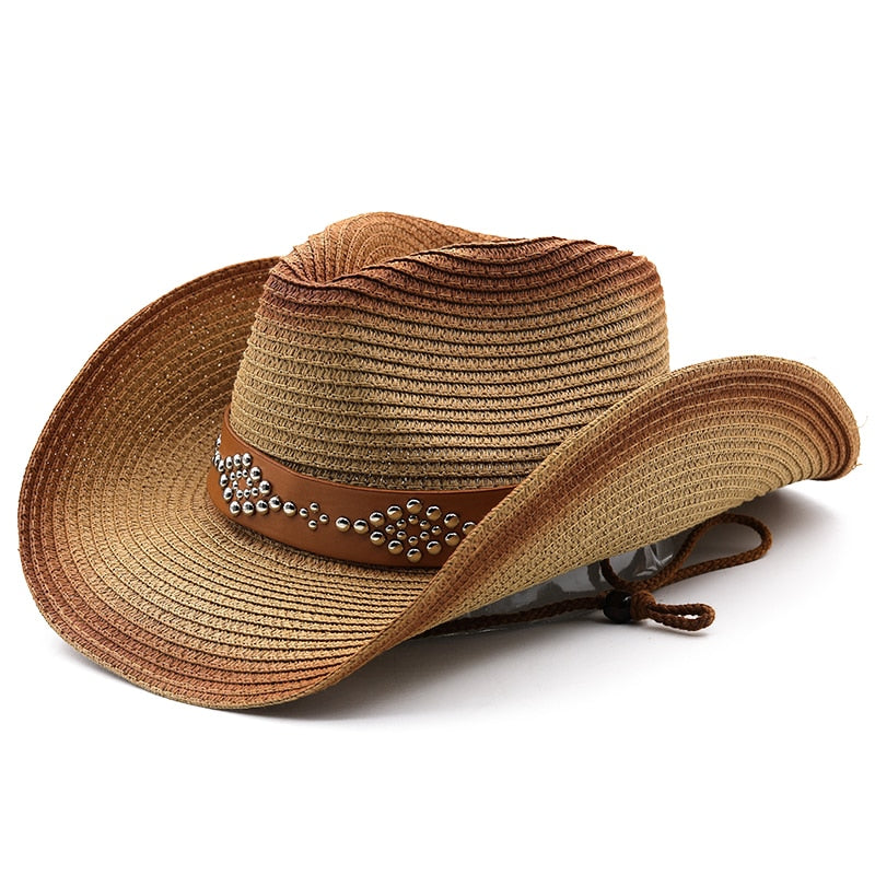 OFFA Men's Straw Cowboy Hat