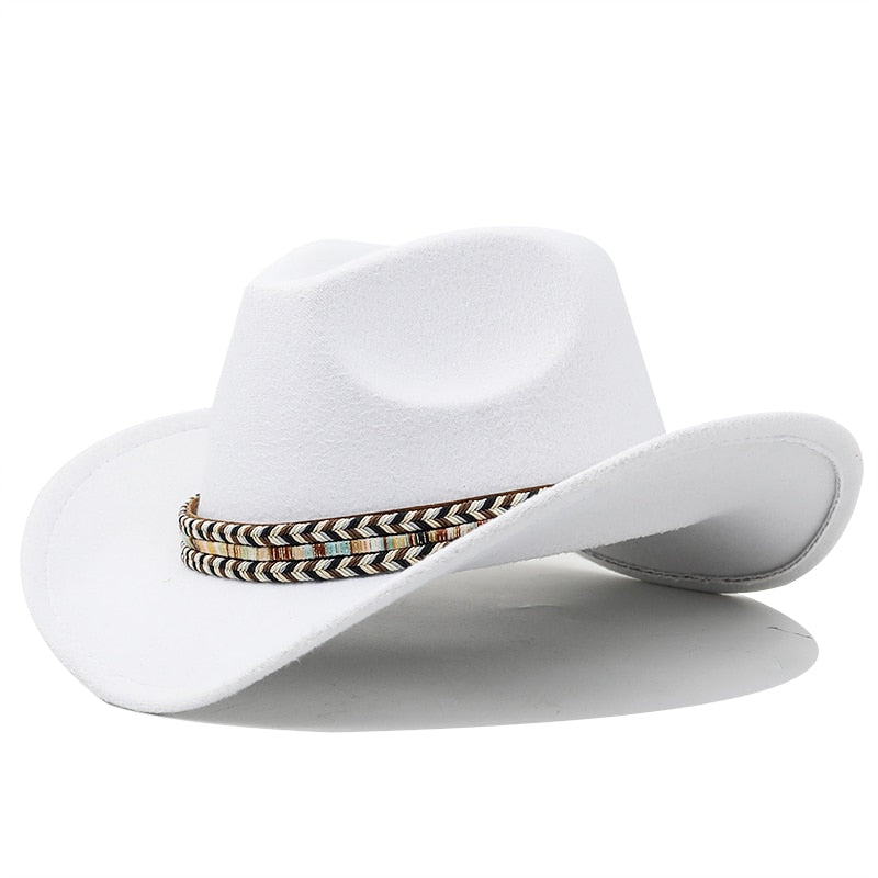 LORANA Fedora Hat in White