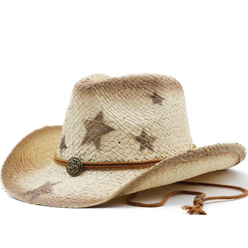 ZALEN Cowboy Hat in Beige