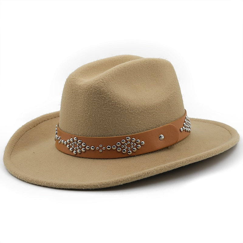 LUYI Fedora Hat in Tan
