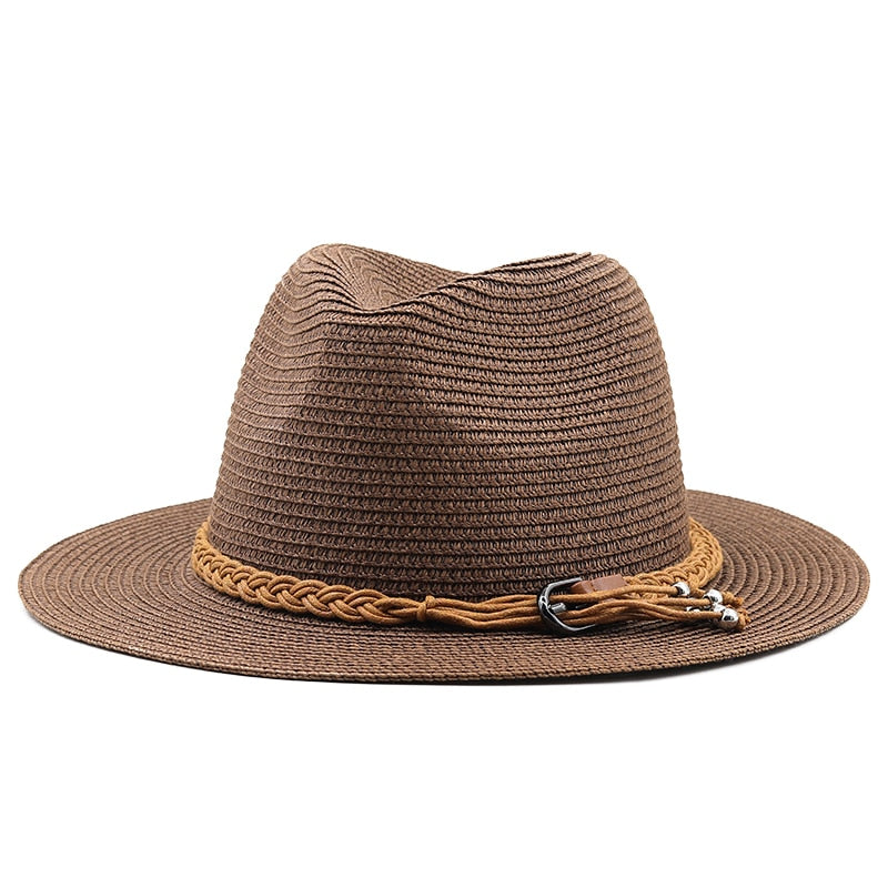 AMENHOTEP Men's Straw Panama Hat
