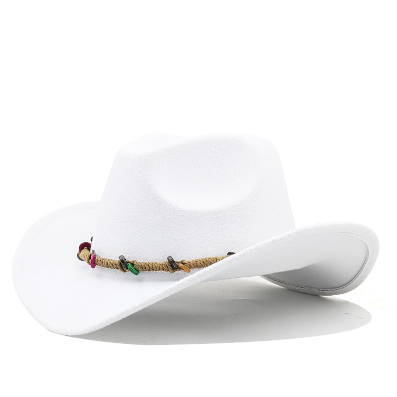EISHRAH Fedora Hat in White