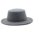 REILYNN Fedora Hat in Gray