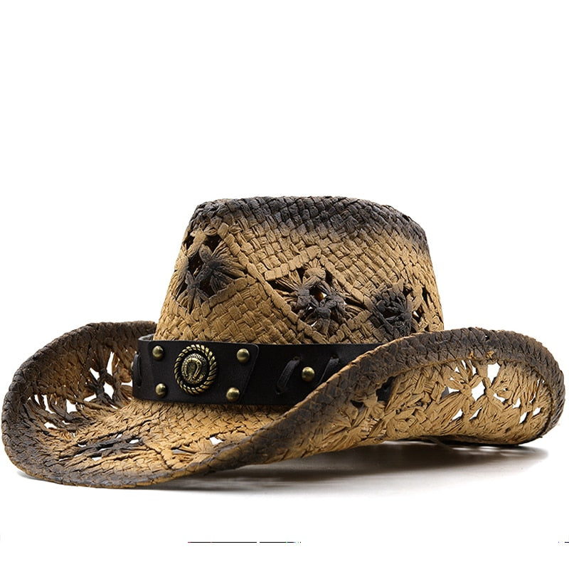 HUGO Men's Straw Cowboy Hat