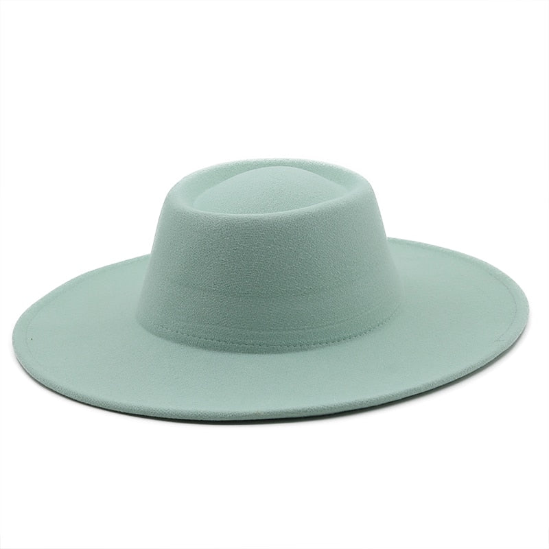 FAYE Fedora Hat in Mint Green