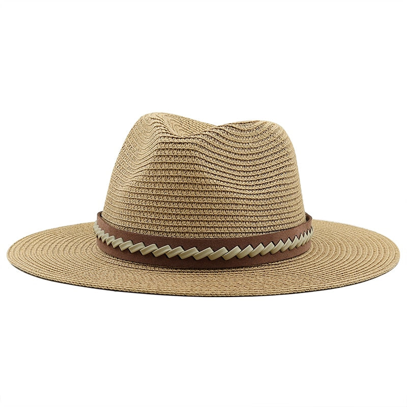 EYDISH Fedora Hat in Khaki