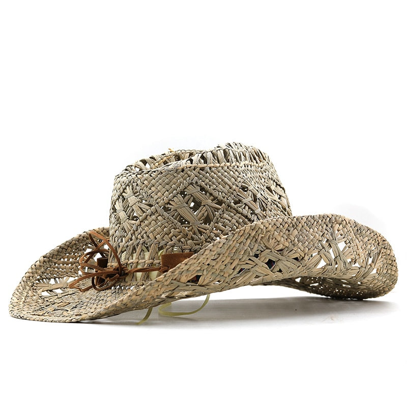 ARNULF Men's Straw Cowboy Hat
