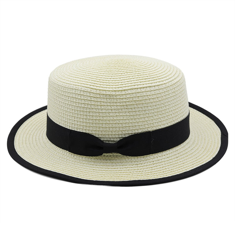 LIATARA Panama Hat in Off-White