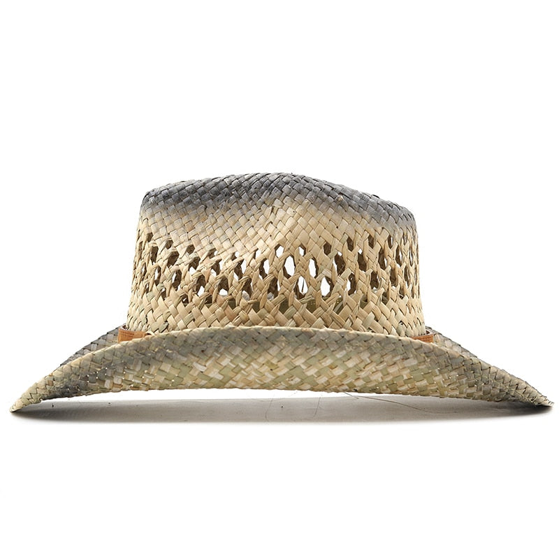 CHRISTIAN Men's Straw Cowboy Hat