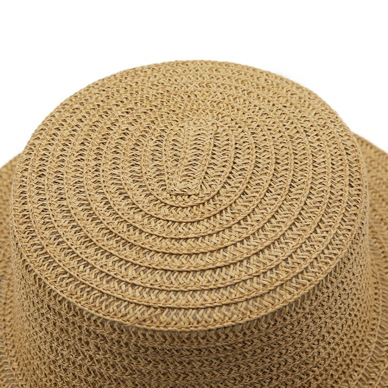 JANNAH Straw Boater Hat