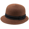 XIMINA Panama Hat in Brown