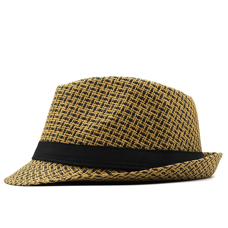 SETI Men's Straw Panama Hat