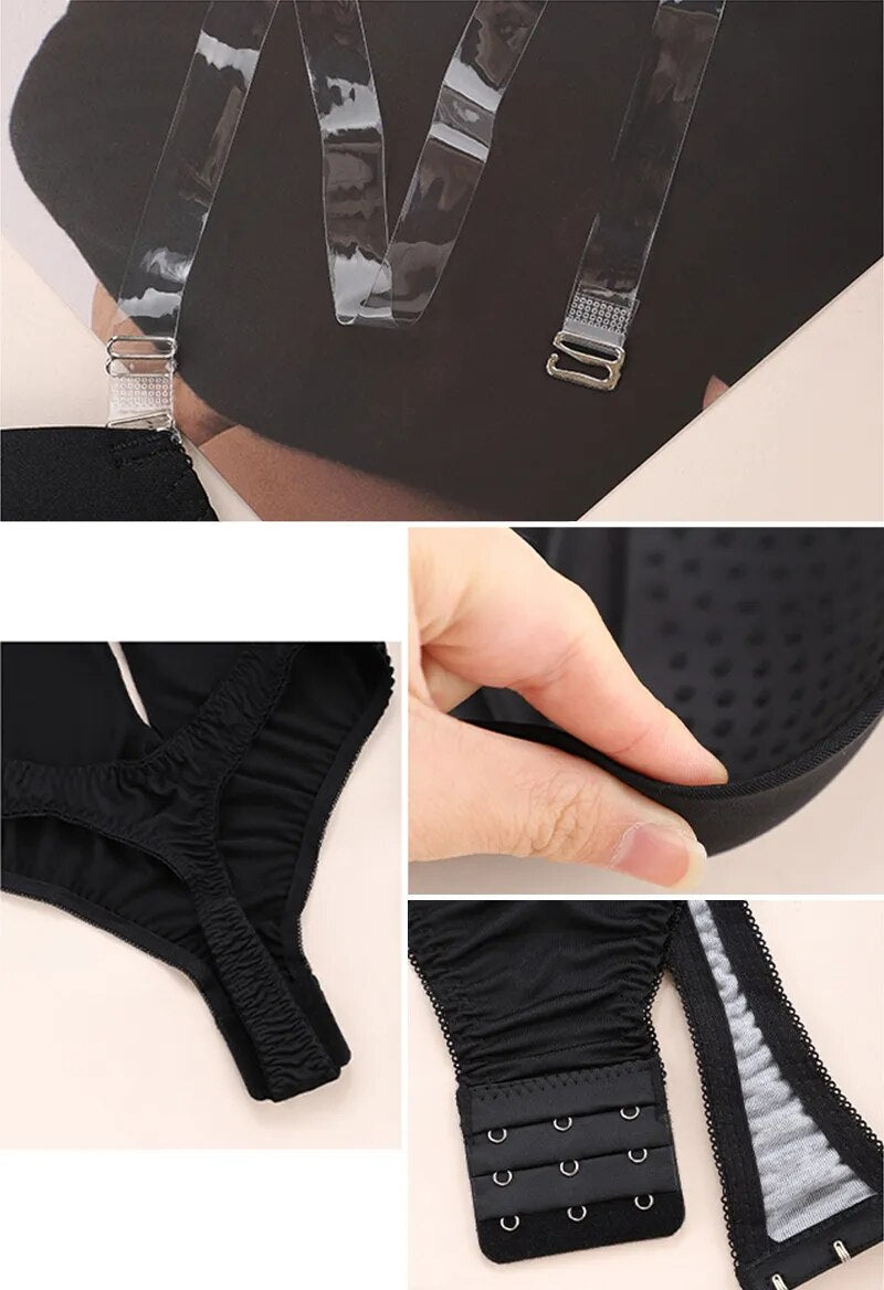 SHPWR-20 Backless Body Shaper + Push Up Bra