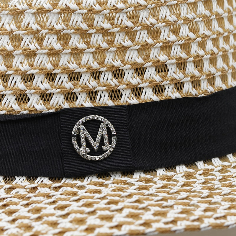 ROMINA Straw Boater Hat