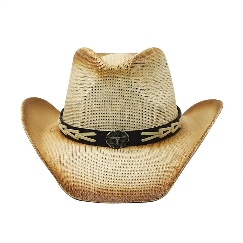CORMAC Men's Straw Cowboy Hat
