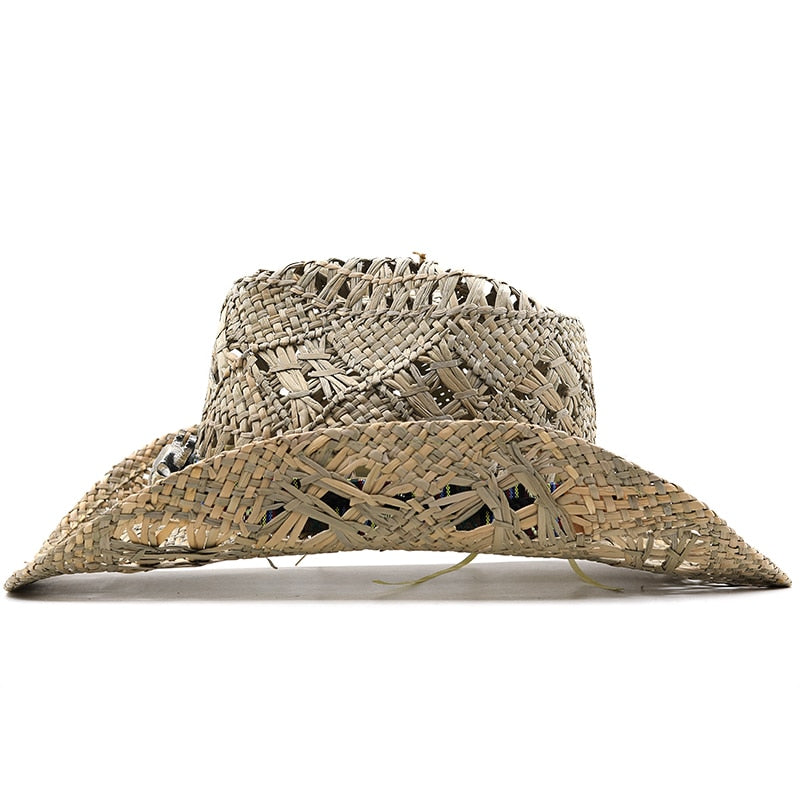 ARNULF Men's Straw Cowboy Hat