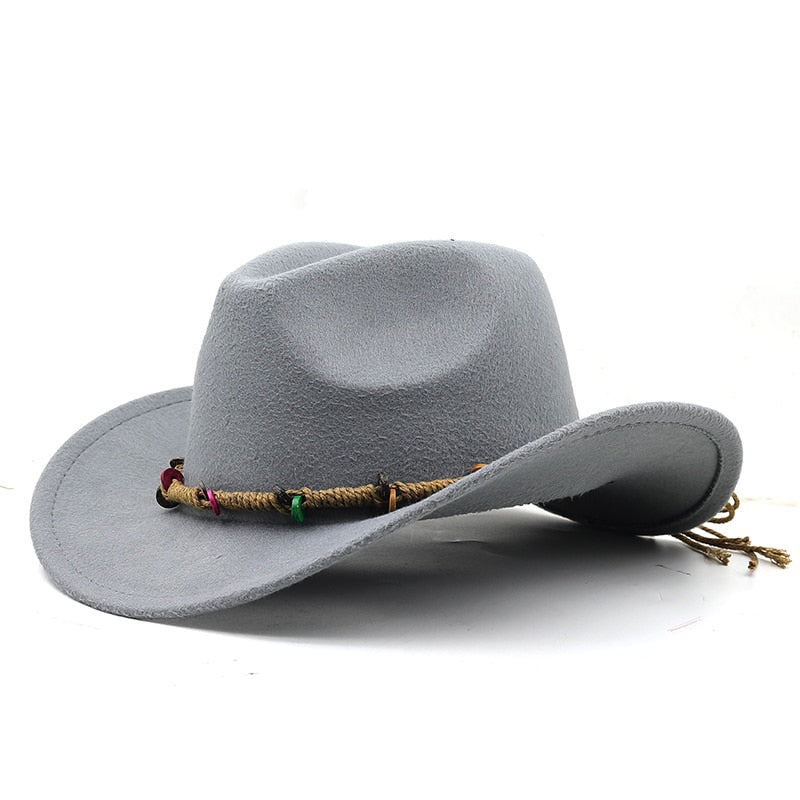 EISHRAH Fedora Hat in Gray