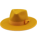 IDELLA Fedora Hat in Yellow