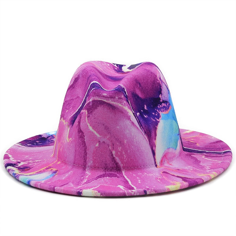 GRACELY Fedora Hat in Rose