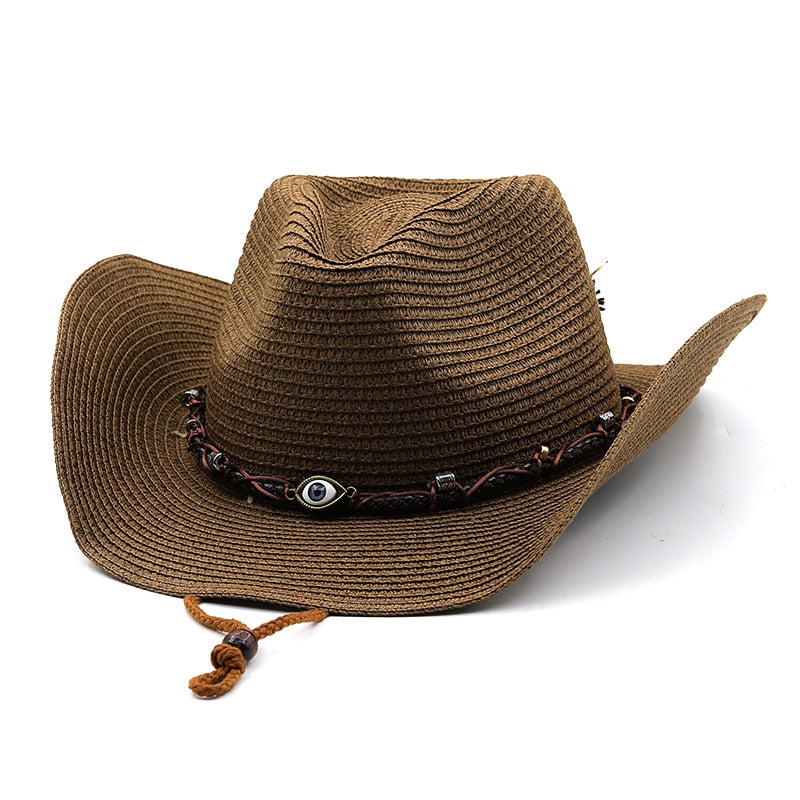 TERINA Cowboy Hat in Dark Brown