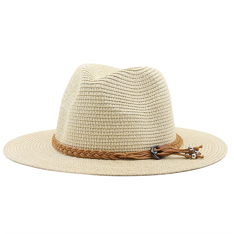 AMENHOTEP Men's Straw Panama Hat