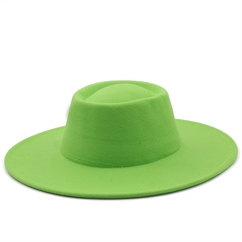 FAYE Fedora Hat in Green