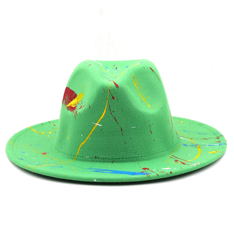 RAYANA Fedora Hat in Green