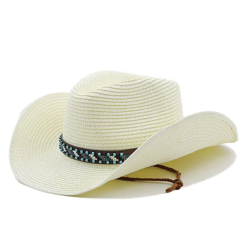 VESNA Cowboy Hat in Off-White