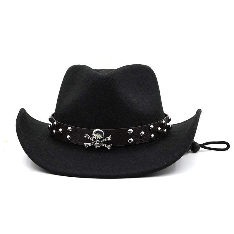 ALARIC Men's Felt Cowboy Hat