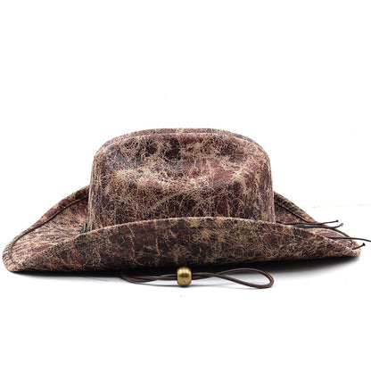 SAYA Leather Cowboy Hat