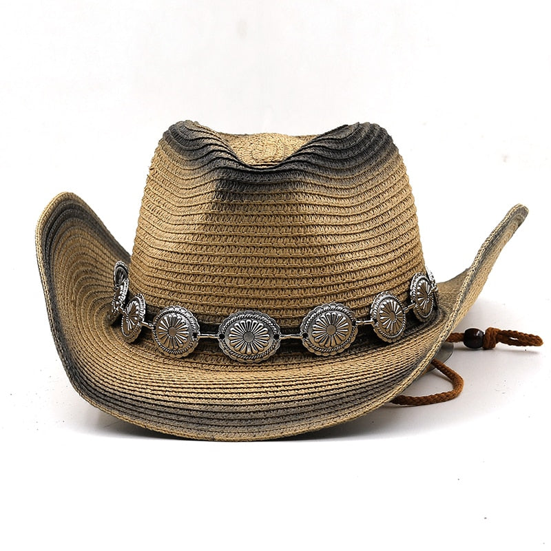 RUDOLF Men's Straw Cowboy Hat