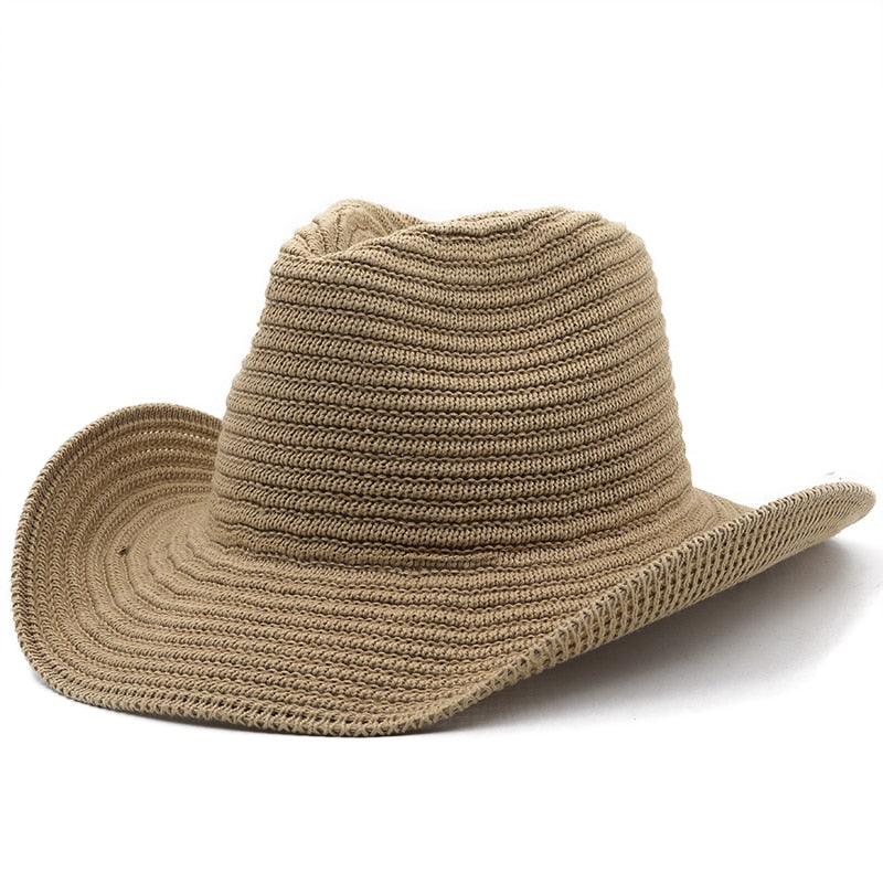 ROLLO Men's Straw Cowboy Hat