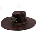 ENYARAH Fedora Hat in Brown