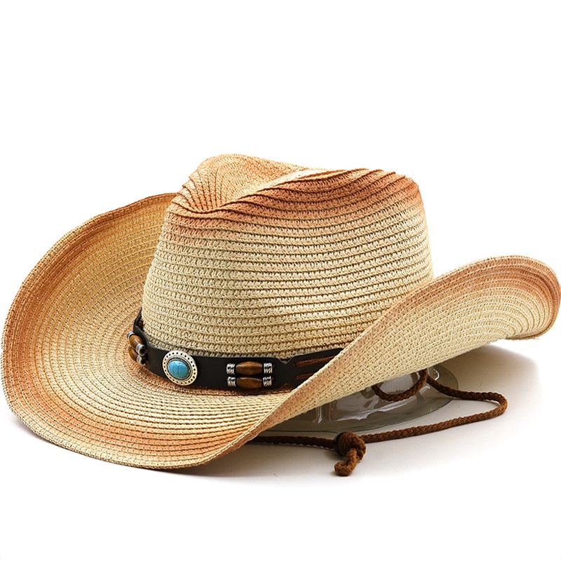 PEPIN Men's Straw Cowboy Hat