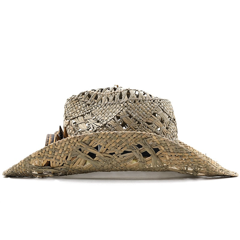 STEPHEN Men's Steampunk Cowboy Hat with Goggles
