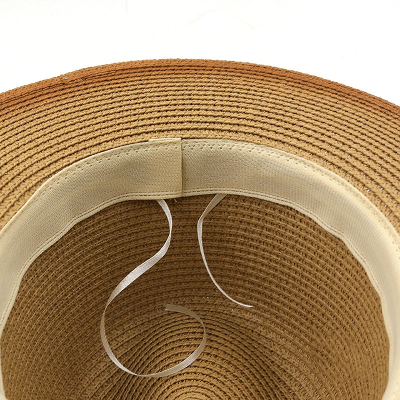 MARCUS Men's Straw Fedora Hat
