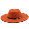 REGIANE Fedora Hat in Orange