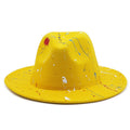 RAYANA Fedora Hat in Yellow