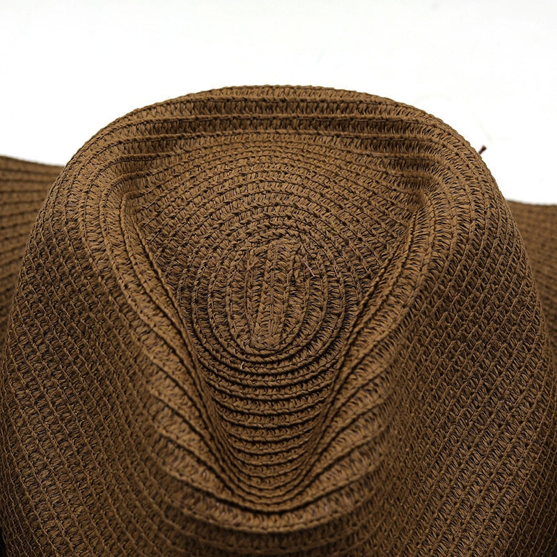 GODFREY Men's Straw Cowboy Hat