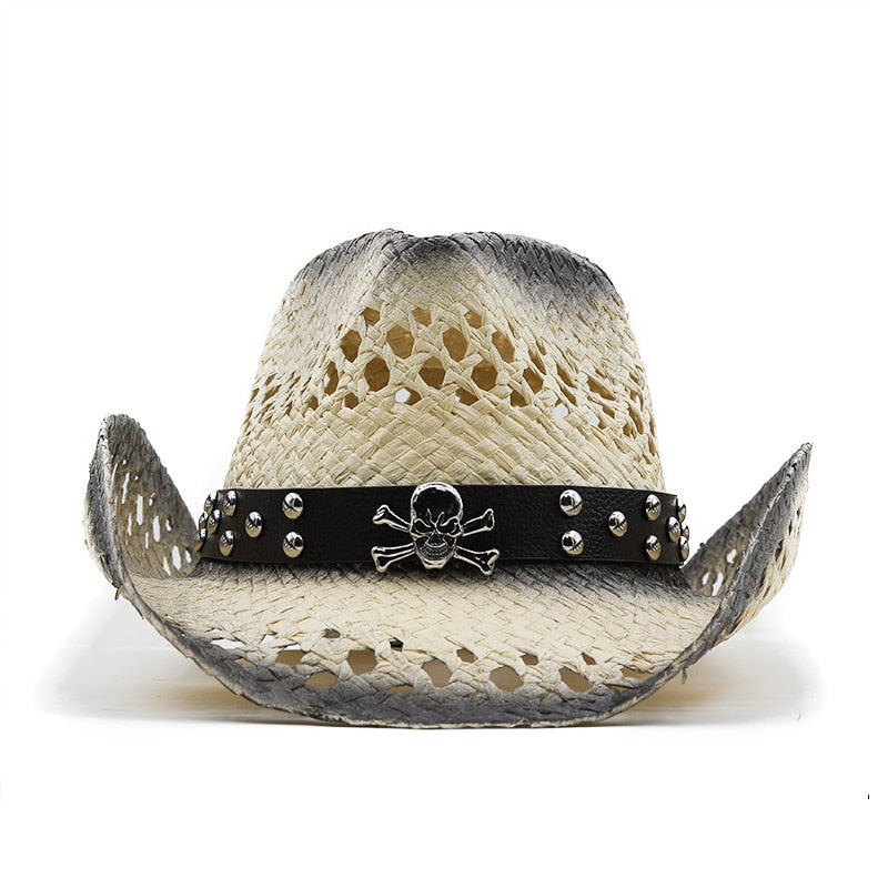BRIAN Men's Straw Cowboy Hat