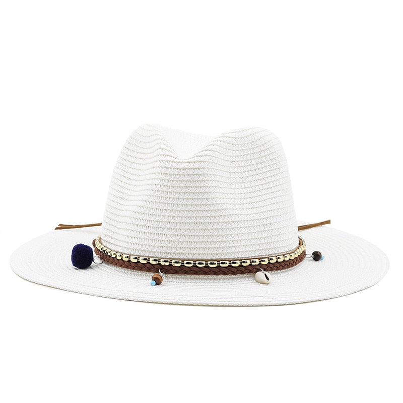SAVANNAH Panama Hat in White