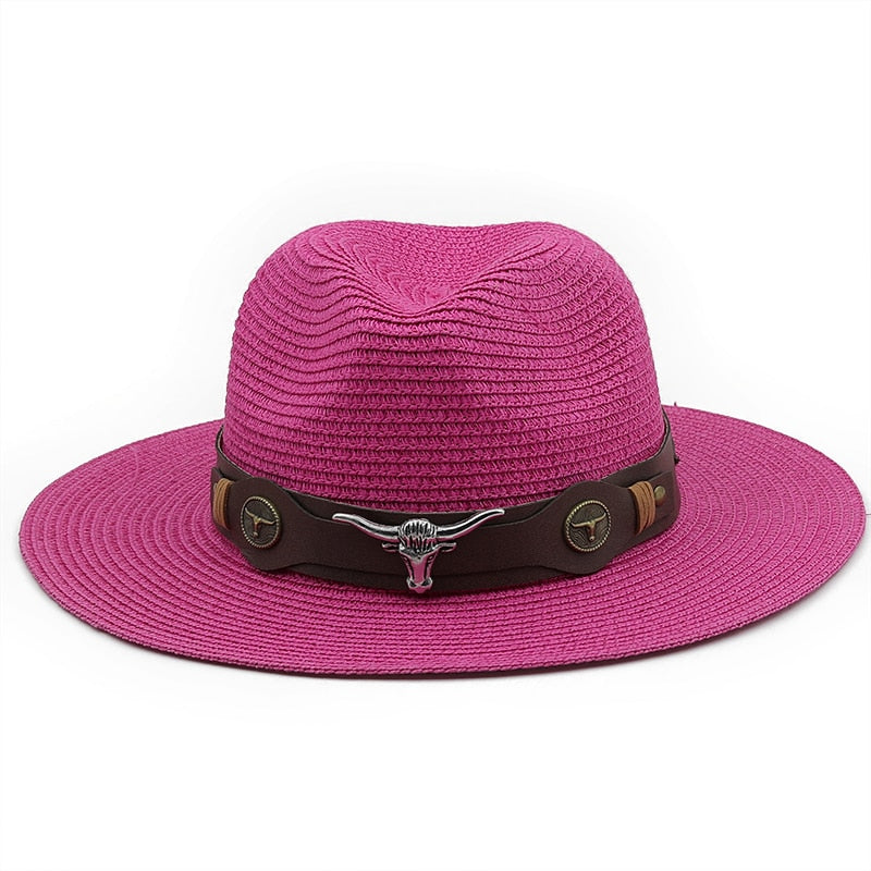 SELEUCUS Men's Straw Panama Hat