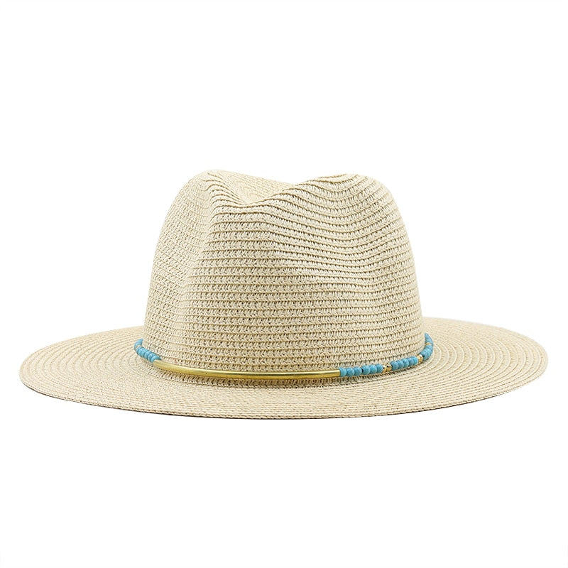 SHIRA Fedora Hat in Beige