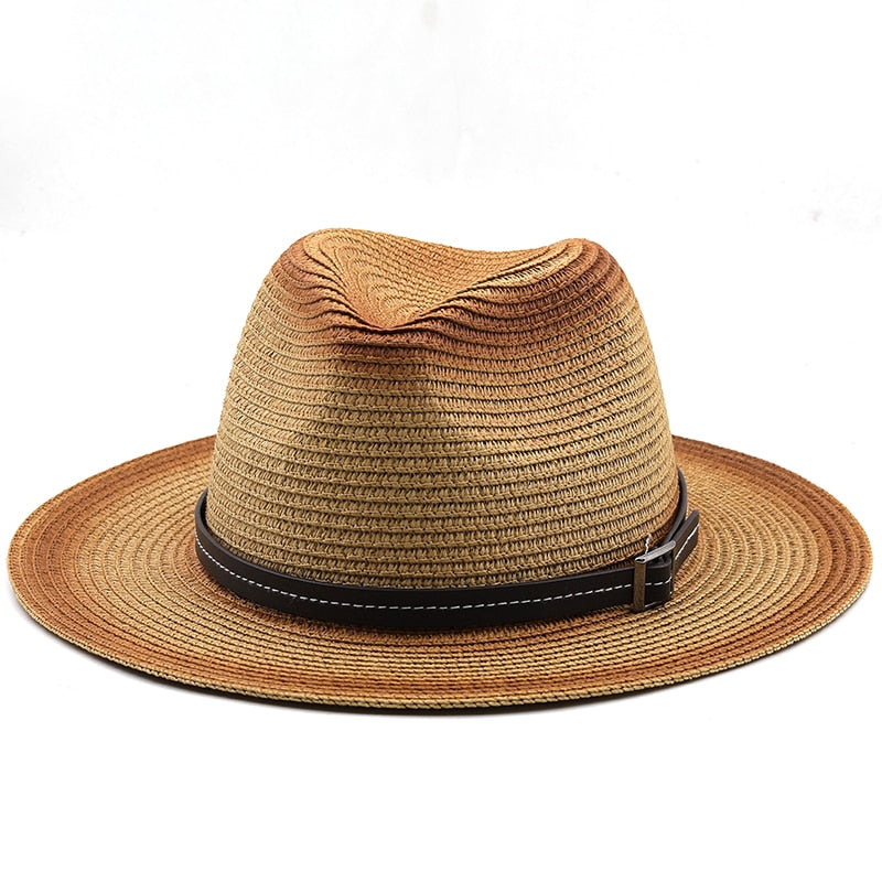 KHUFU Men's Straw Panama Hat