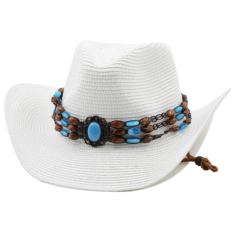 VIOLA Cowboy Hat in White