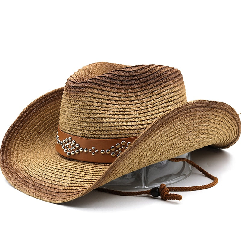 OFFA Men's Straw Cowboy Hat