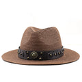DAELE Panama Hat in Brown
