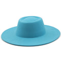 FAYE Fedora Hat in Lake Blue
